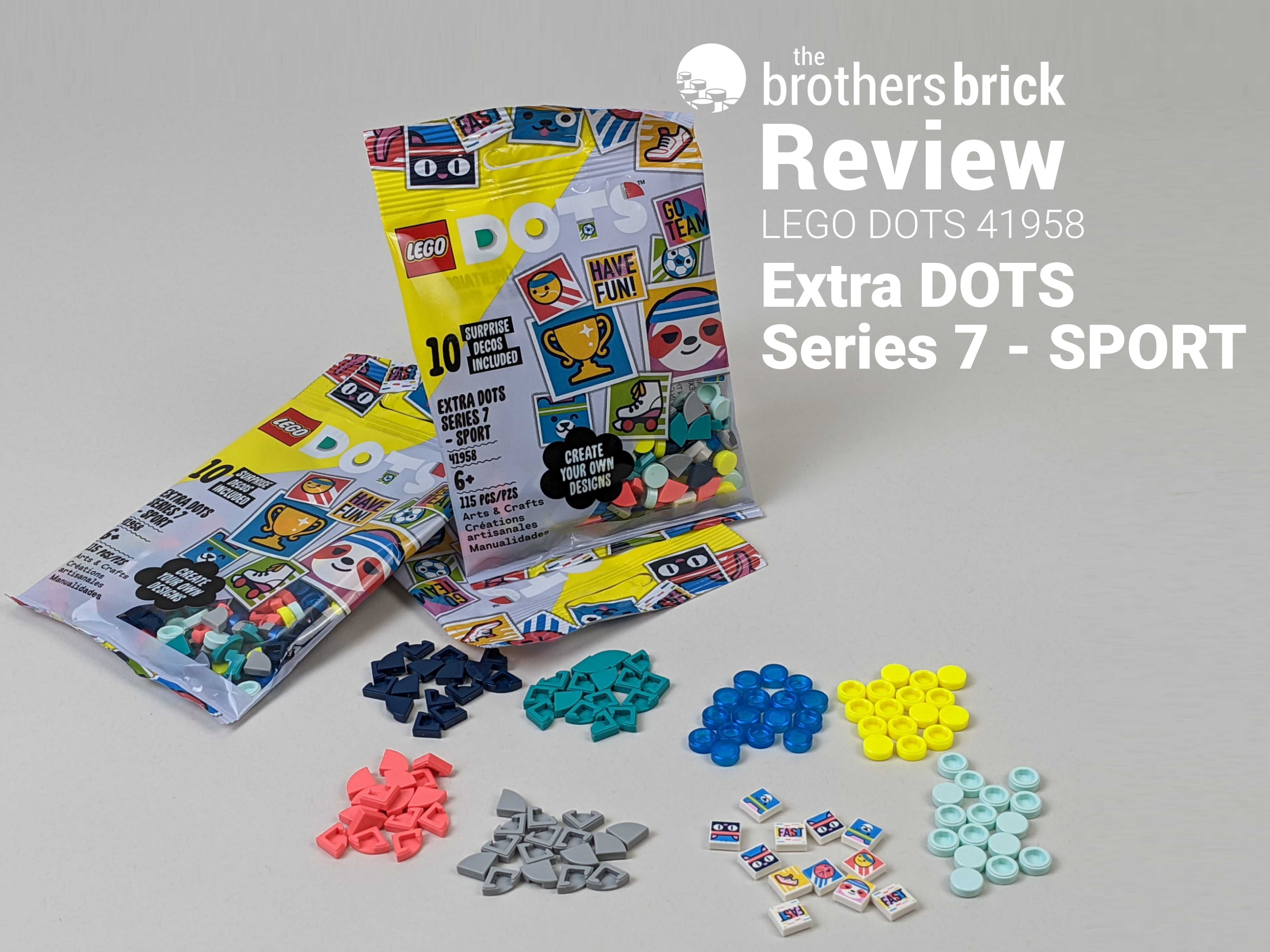 LEGO DOTS 41958: Extra DOTS Series 7 - SPORT [Review] - The