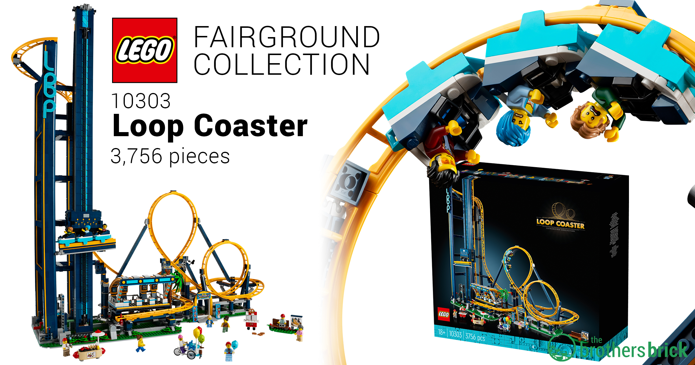LEGO reveals 10303 Loop Coaster as next Fairground Collection set