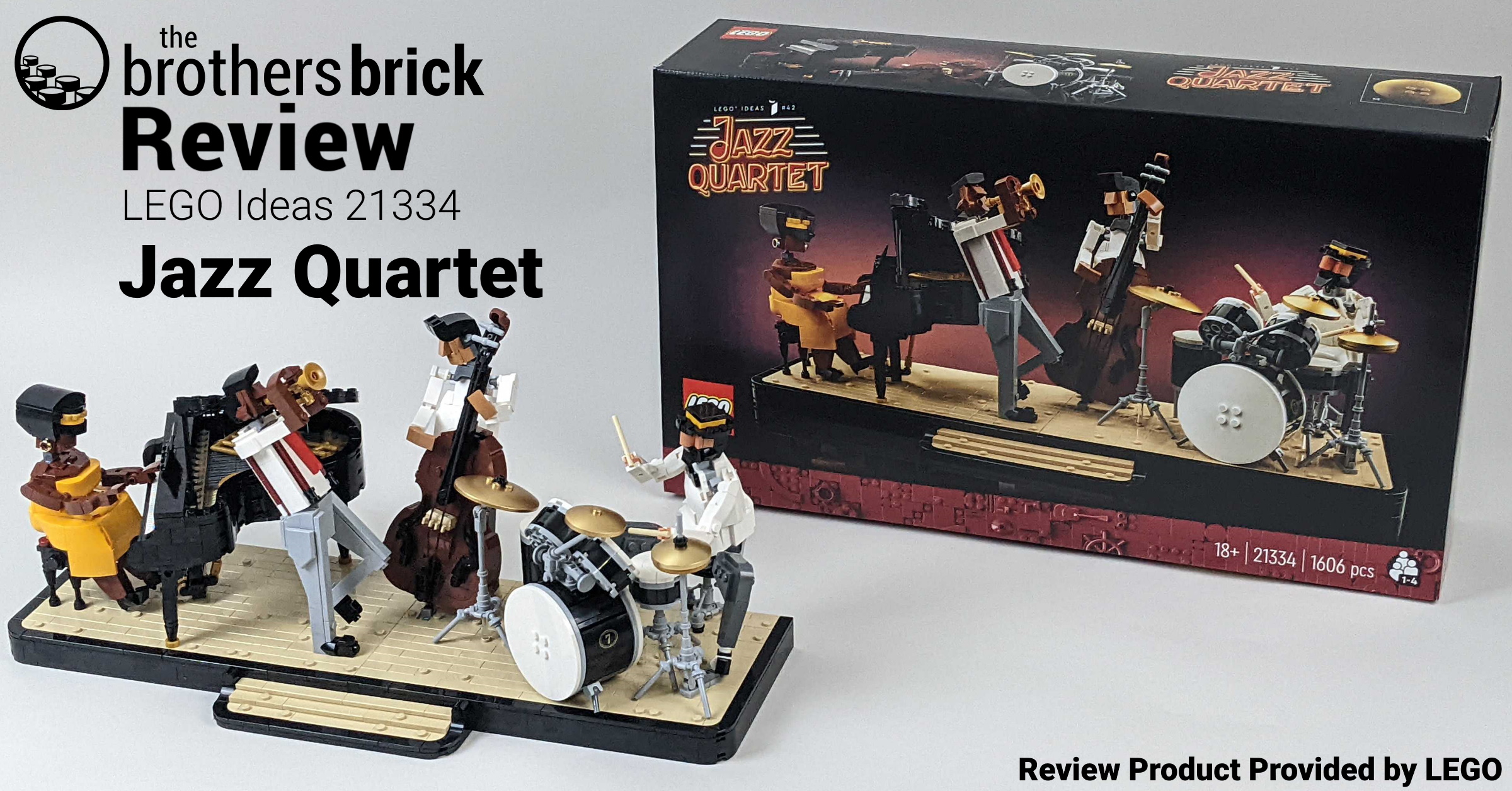 LEGO Ideas 21334: Jazz Quartet - Dig these crazy sounds, Daddy-O