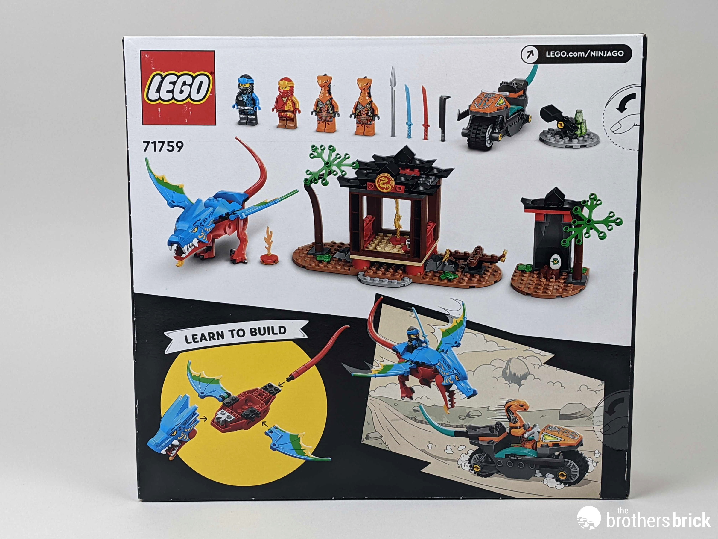 LEGO Ninjago 71759: Ninja Dragon Temple - This dragon has the
