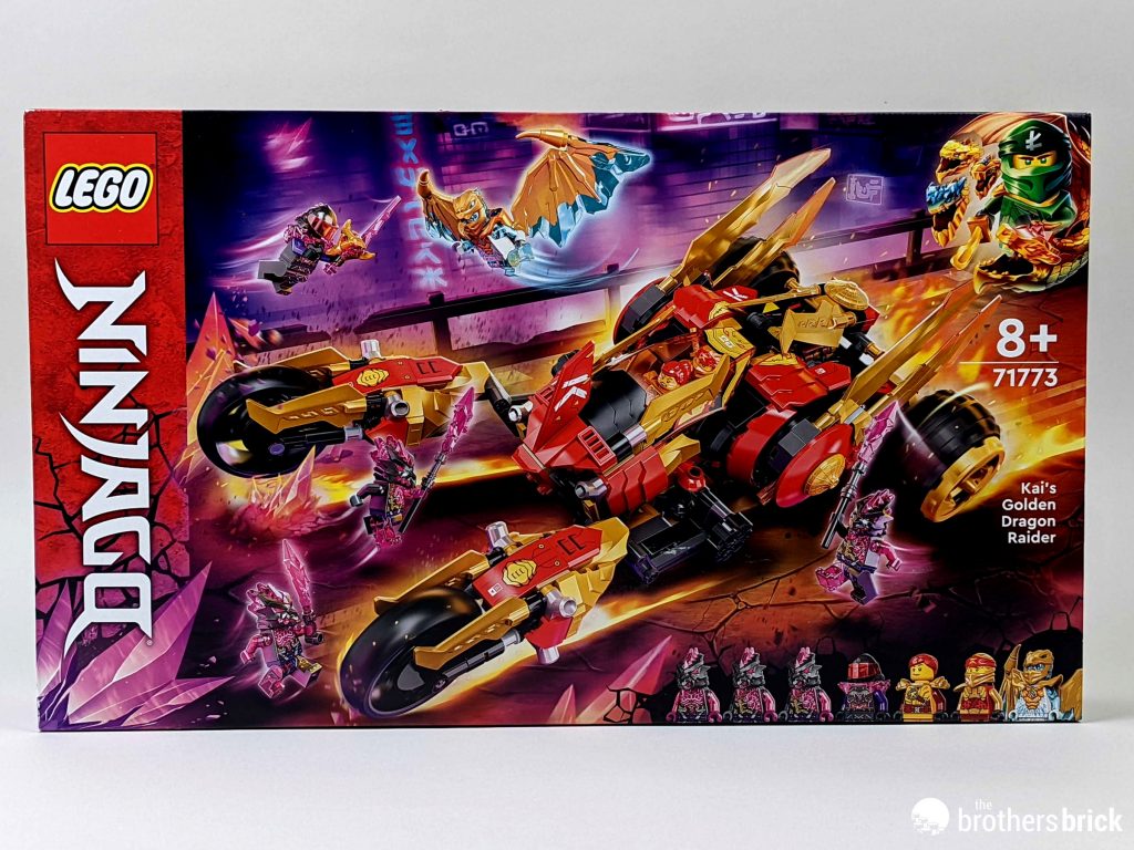 LEGO Ninjago 71773: Kai's Golden Dragon Raider - Wacky Racers have