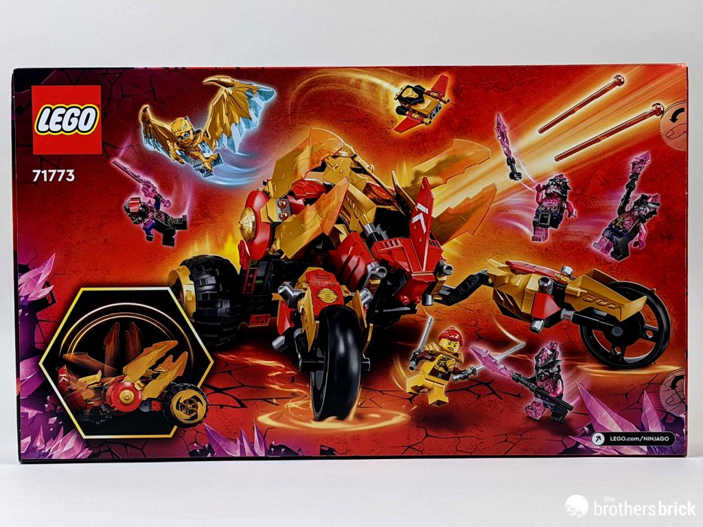 LEGO Ninjago 71773: Kai's Golden Dragon Raider - Wacky Racers have