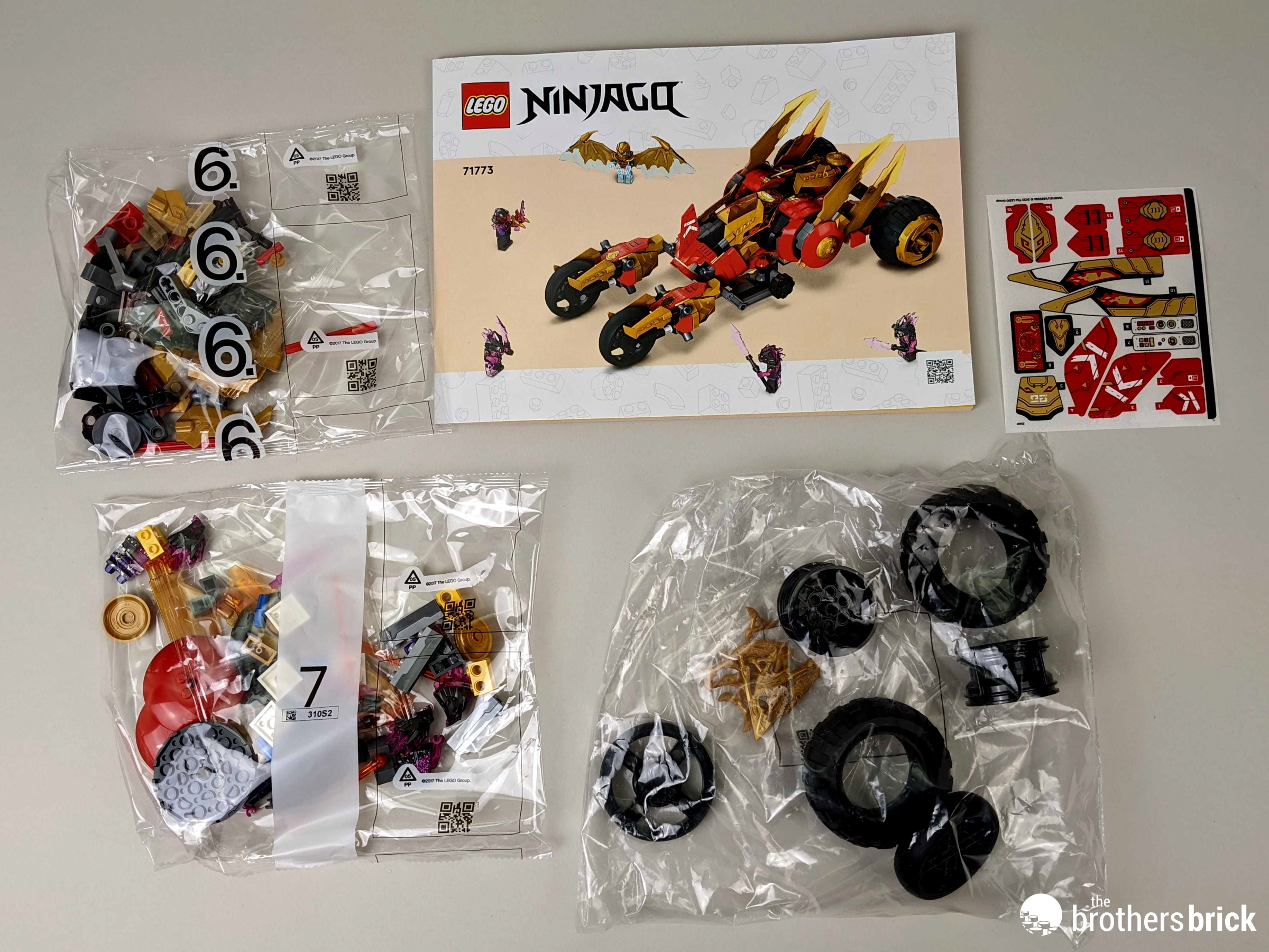 LEGO Ninjago 71773 Kai's Golden Dragon Raider - TBB Review - 4