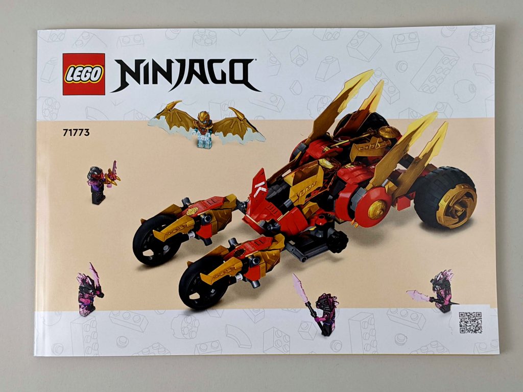 LEGO Ninjago 71773: Kai's Golden Dragon Raider - Wacky Racers have