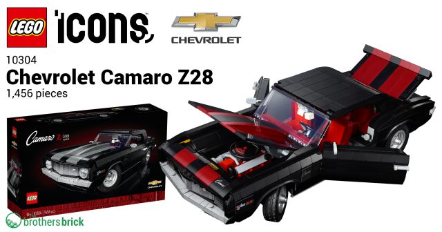 LEGO reveals 10304 Chevrolet Camaro Z28 as next large-scale Icons