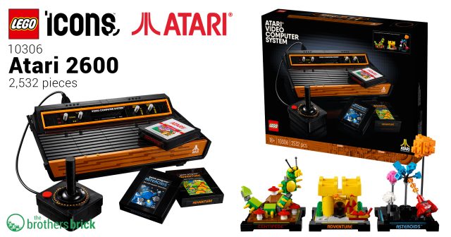 LEGO Icons reveals 10306 Atari 2600 to celebrate Atari's 50th