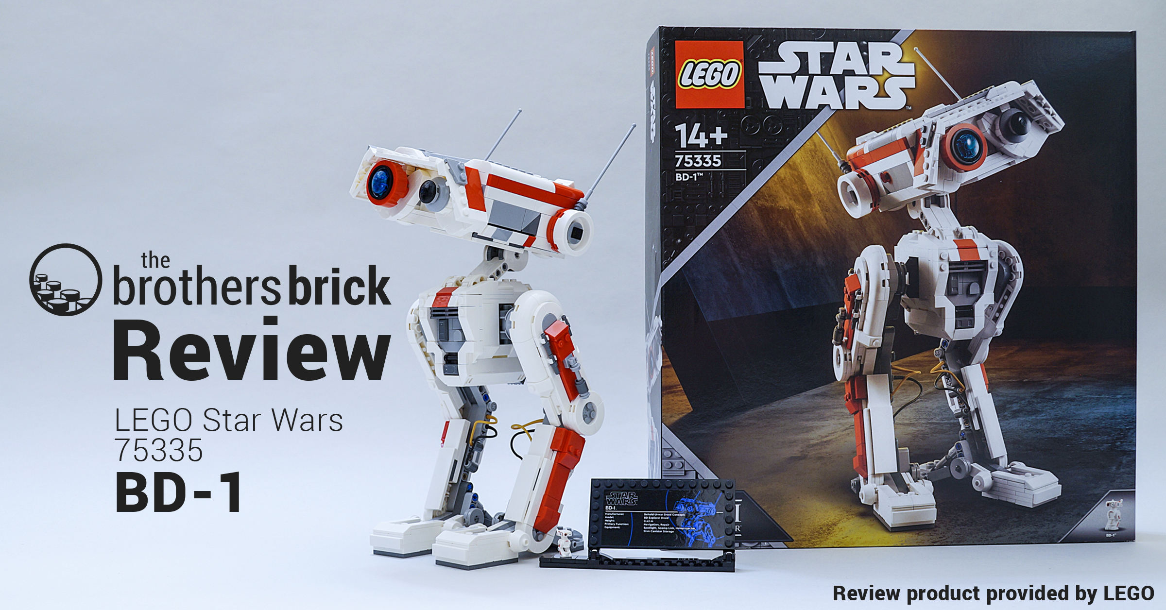 LEGO Star Wars 75335 BD-1 — An adorable droid of your very own