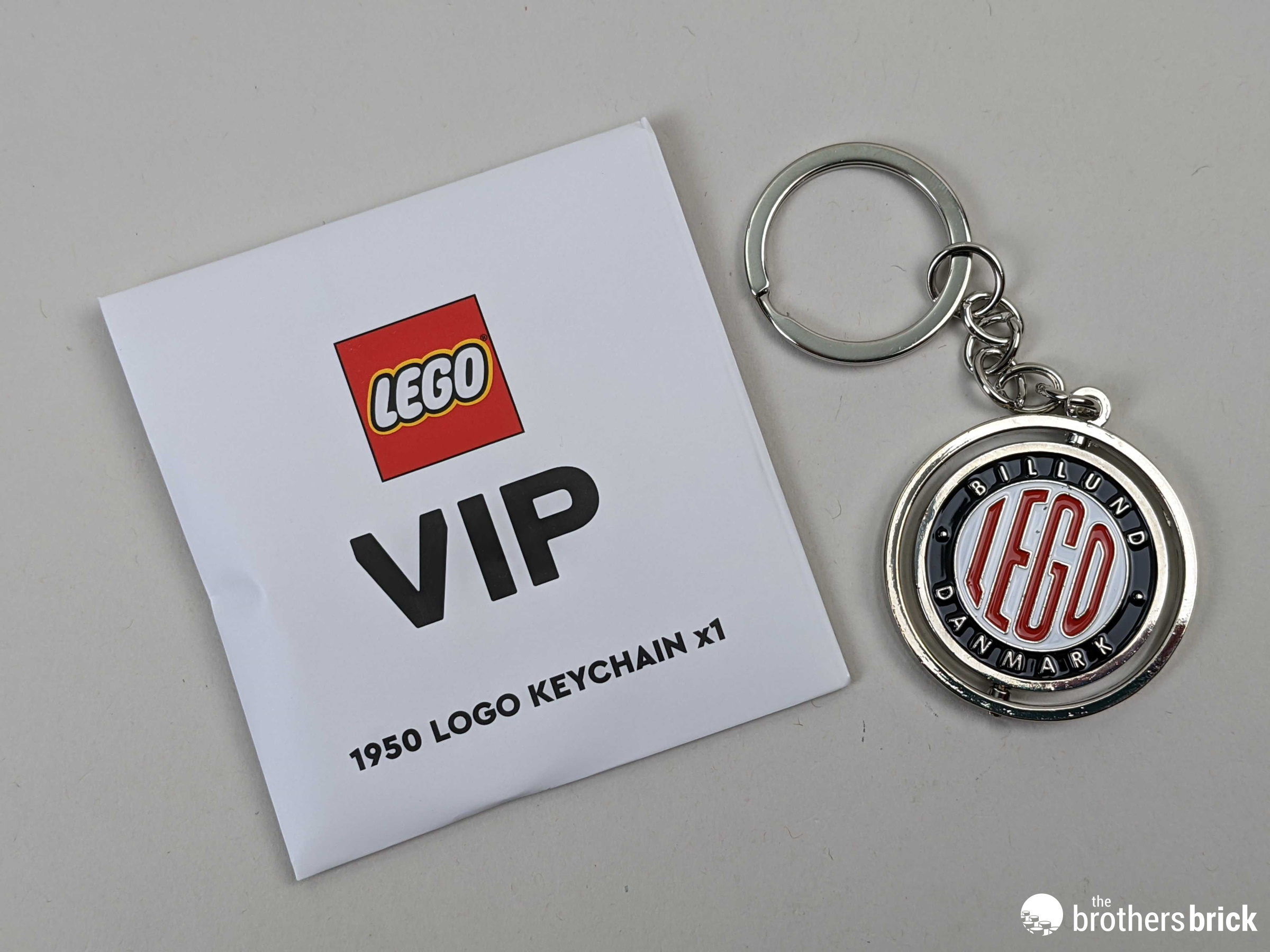 LEGO VIP 5007093 - 1950's Logo Spinning Keychain - Better than a