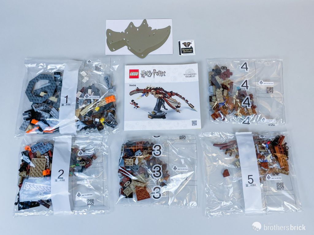 LEGO Harry Potter 76406 Hungarian Horntail Dragon [Review] - The