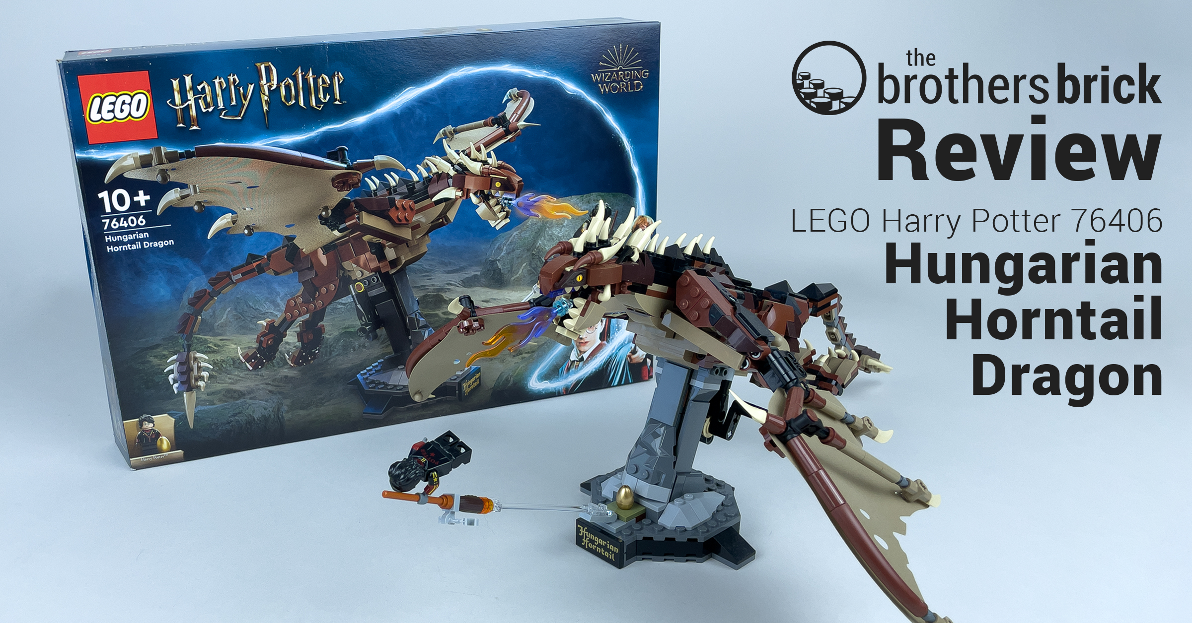 LEGO Harry Potter 76406 Hungarian Horntail Dragon [Review] - The