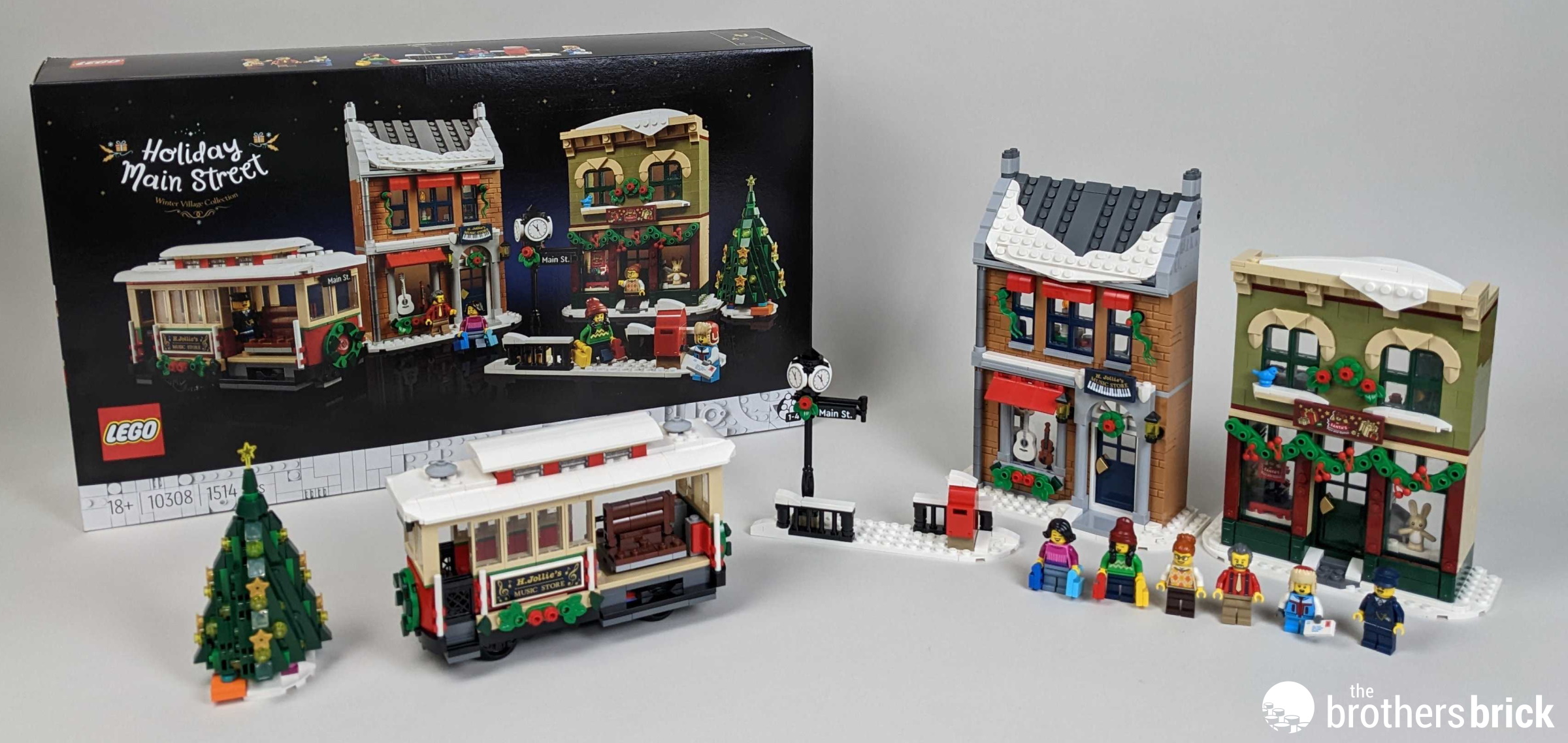 Holiday Collection 三面フォトスタンド THE8 LEGO Icons Winter Village Collection 10308: Holiday Main Street