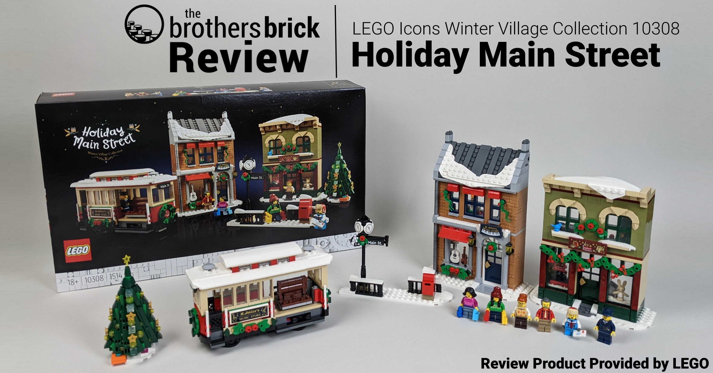 LEGO Icons Winter Village Collection 10308: Holiday Main Street