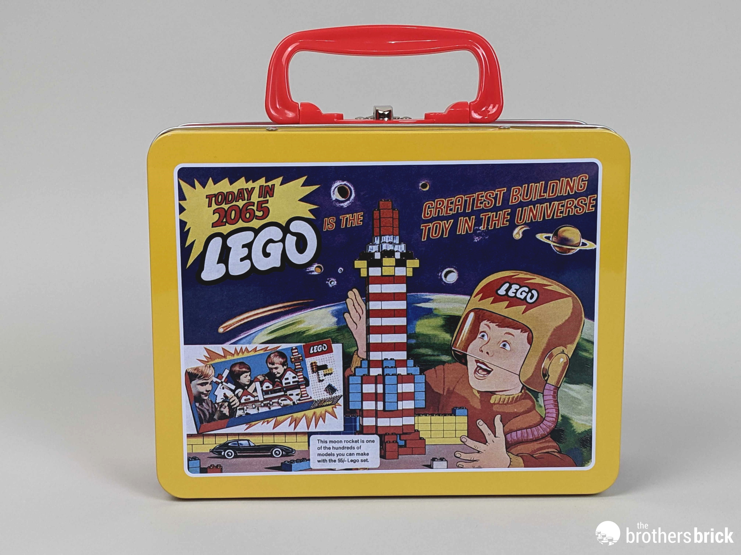 LEGO VIP 5007331 - Retro Tin Lunchbox: Vintage 1965 sandwich not