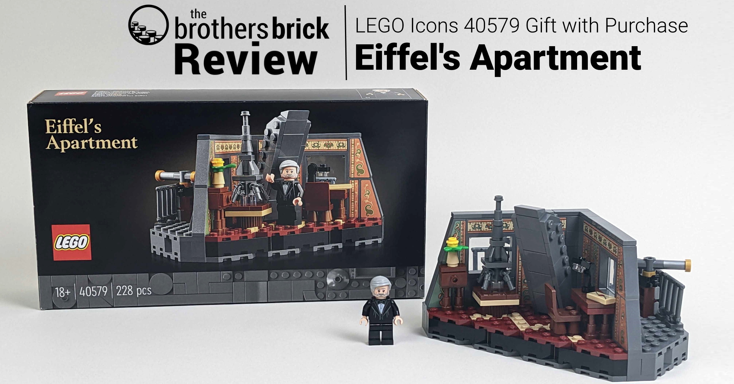 LEGO Icons 40579 - Eiffel's Apartment: A towering gift with