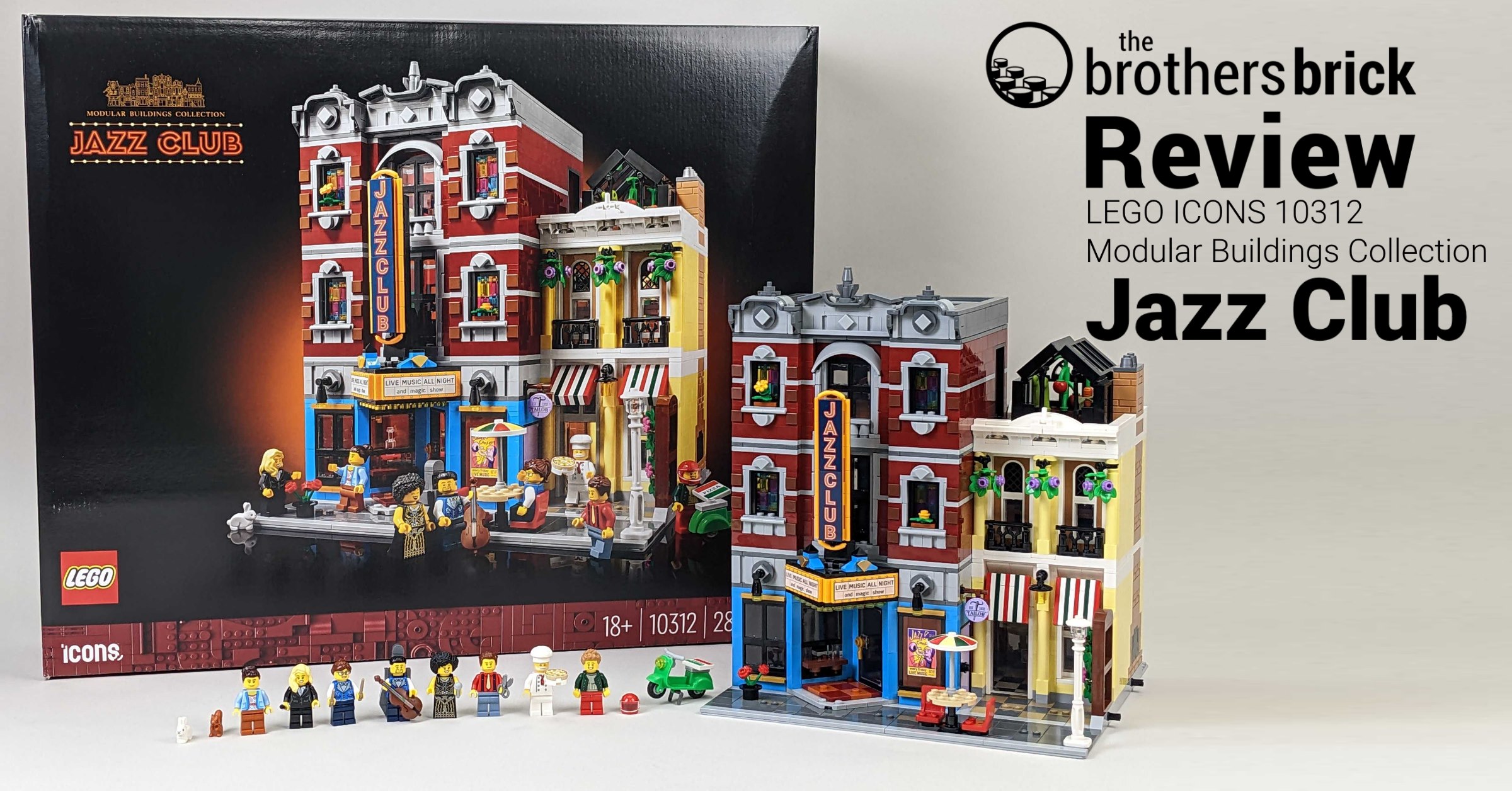 LEGO Icons 10312 Modular Buildings Collection - Jazz Club : A