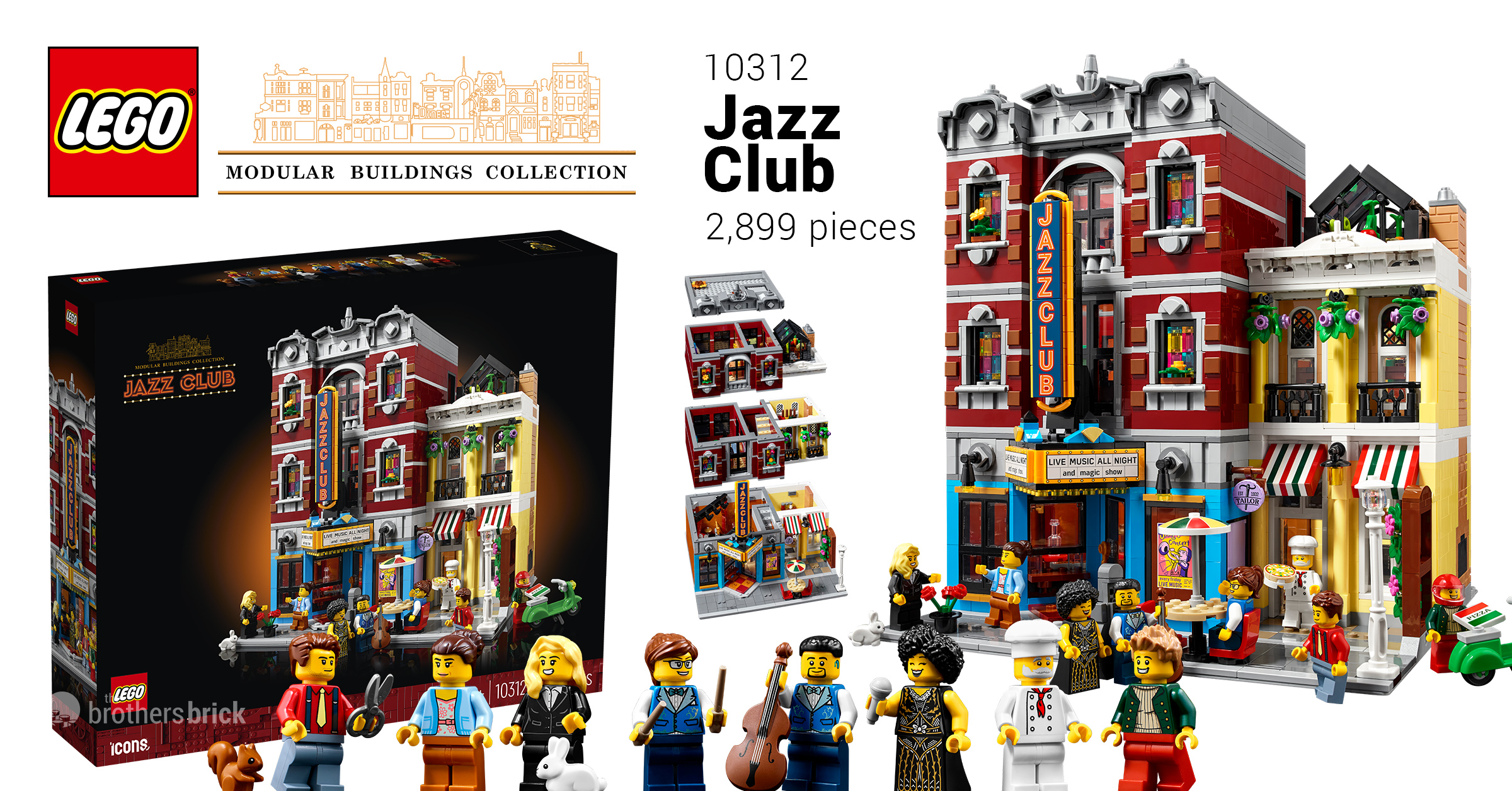 LEGO Icons reveals 10312 Jazz Club as next in Modular Buildings