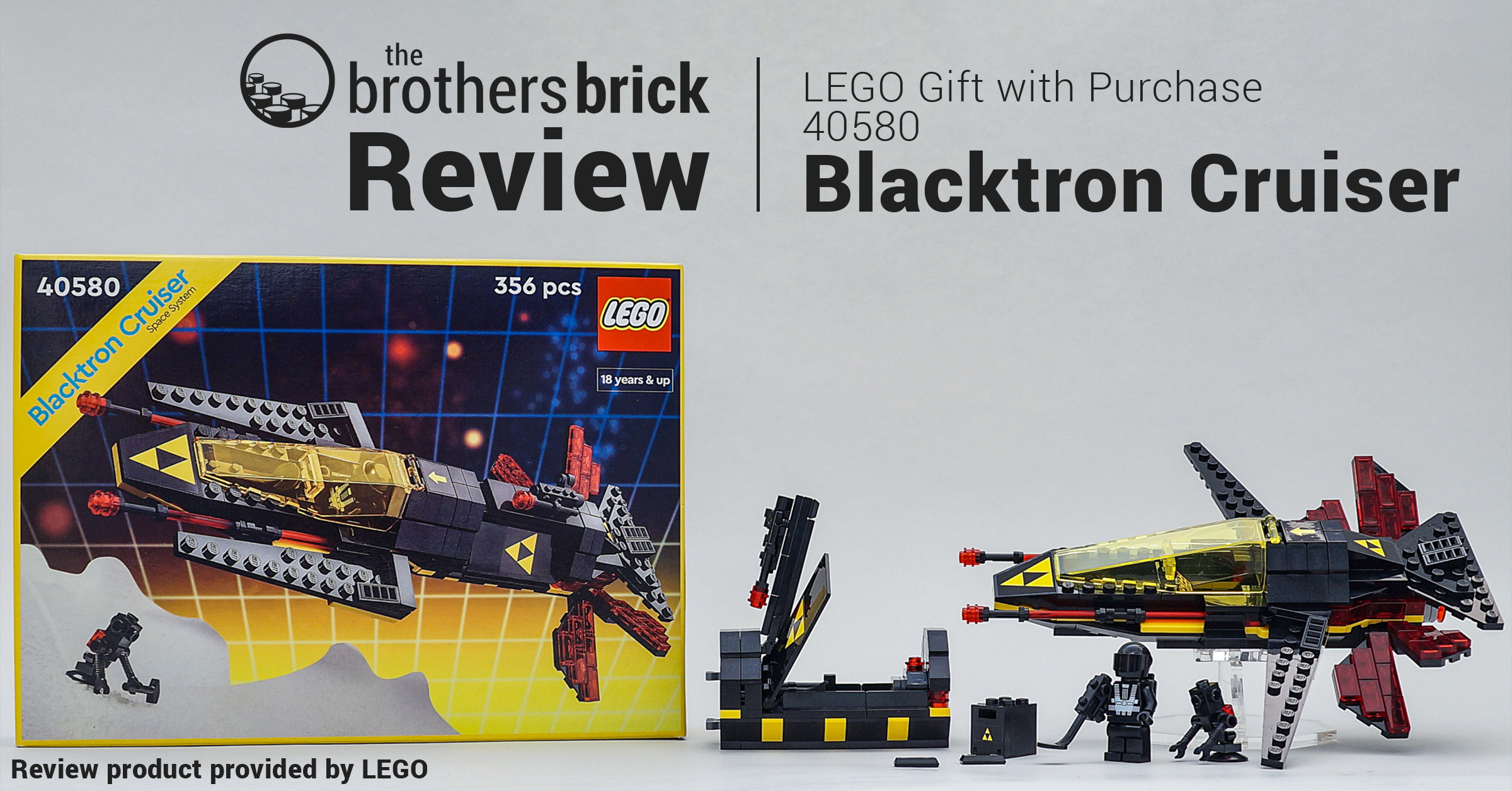 LEGO 90 Years of Play 40580: Blacktron Cruiser - Classic Space is