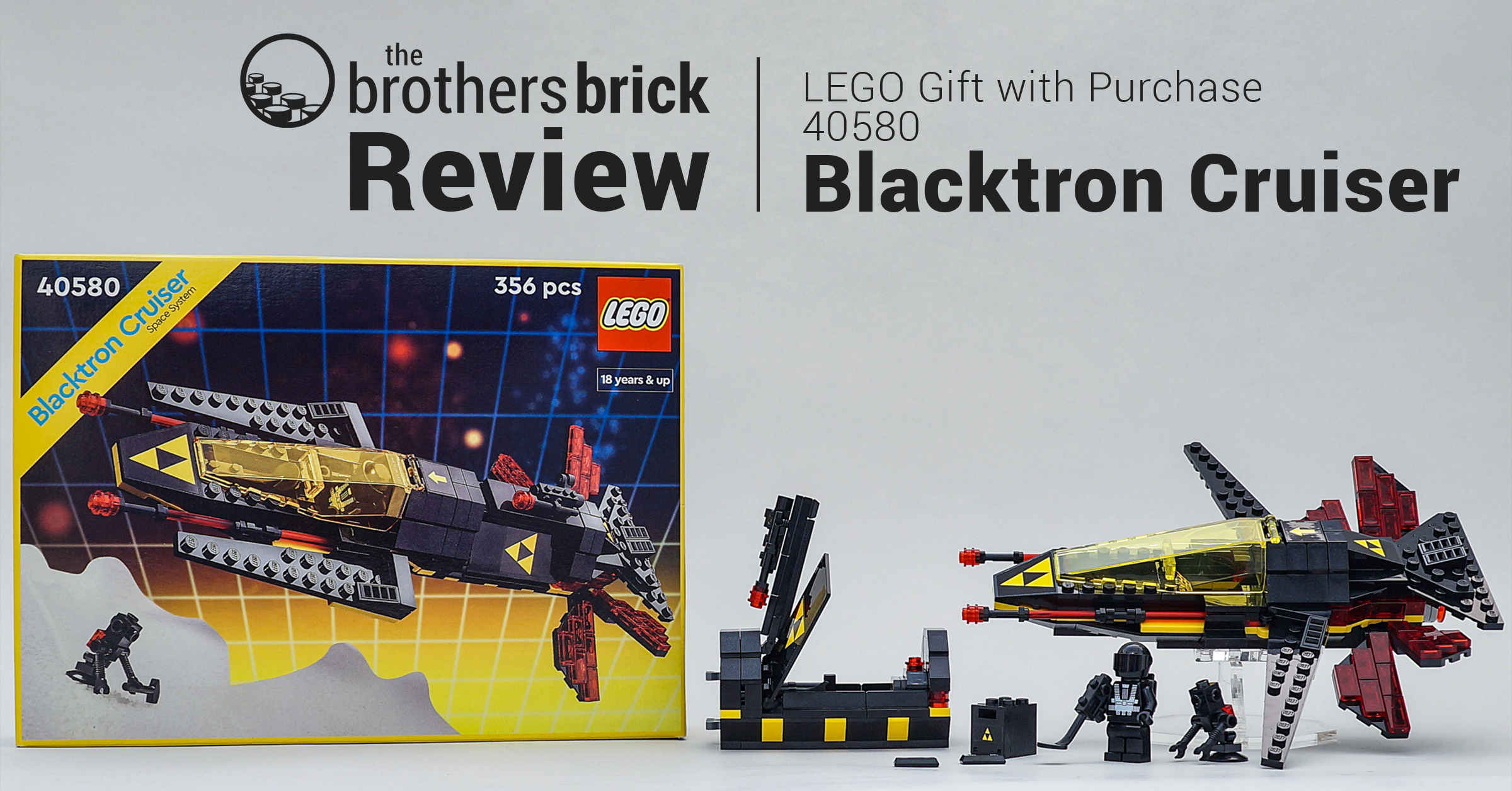 LEGO 90 Years of Play 40580: Blacktron Cruiser - Classic Space is