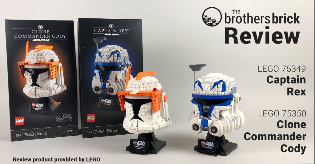 LEGO 75349: Captain Rex and LEGO 75350: Clone Commander Cody