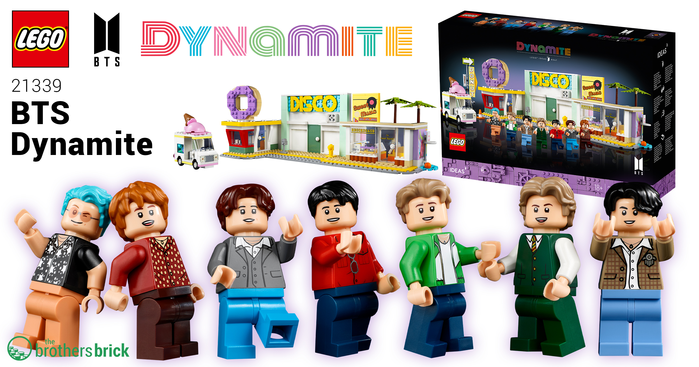 LEGO Ideas reveals 21339 BTS Dynamite — a 749-piece tribute to the
