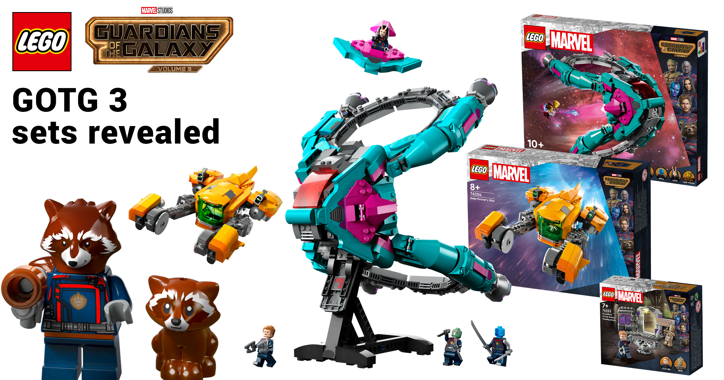 Three new LEGO Marvel Guardians of the Galaxy sets revealed [News