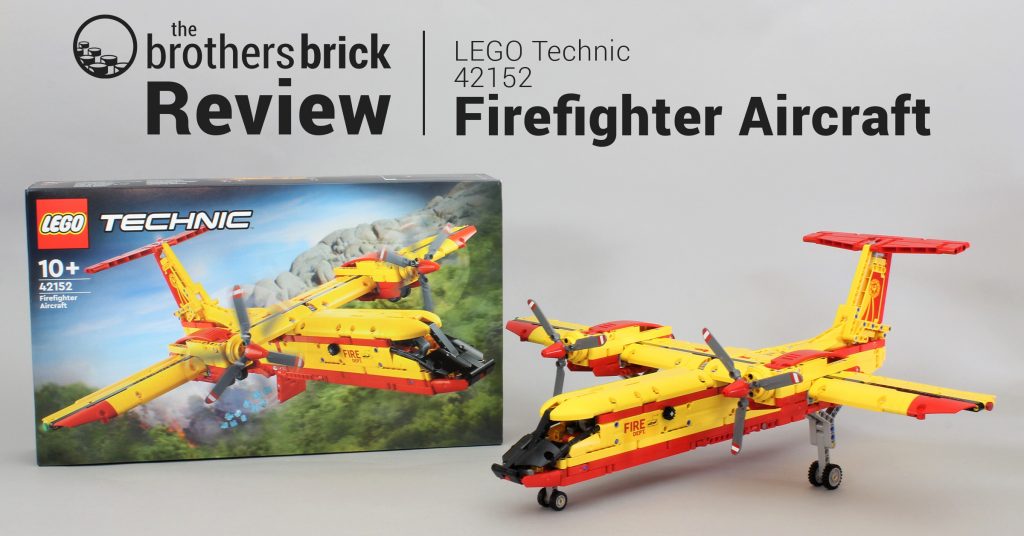LEGO Technic 42152 Firefighter Aircraft - A plane filled with