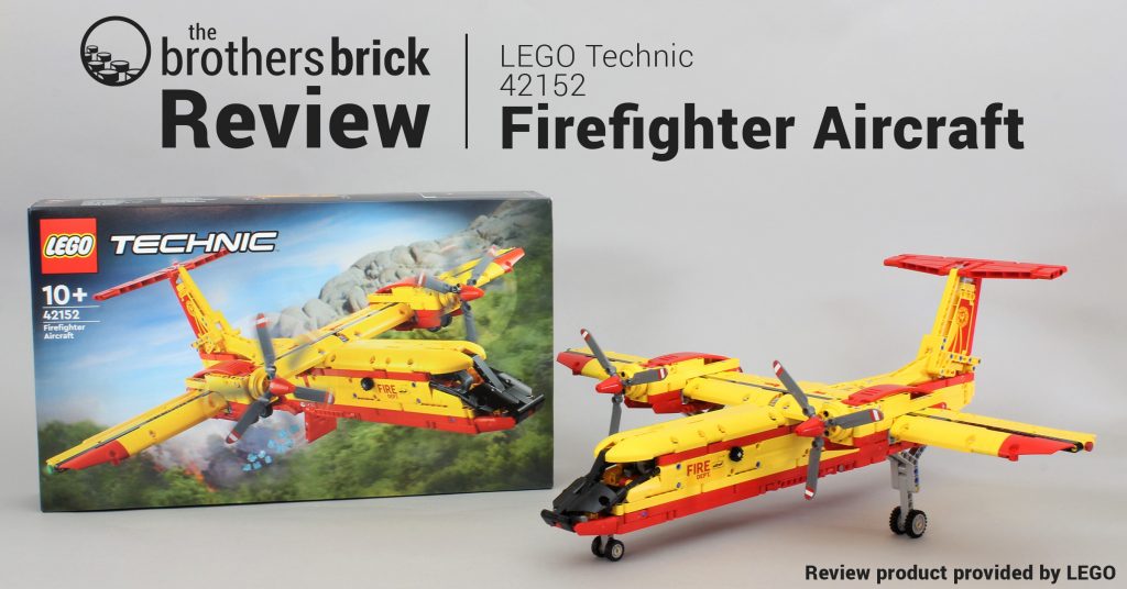 LEGO Technic 42152 Firefighter Aircraft - TBB Review - Cover-Social ...