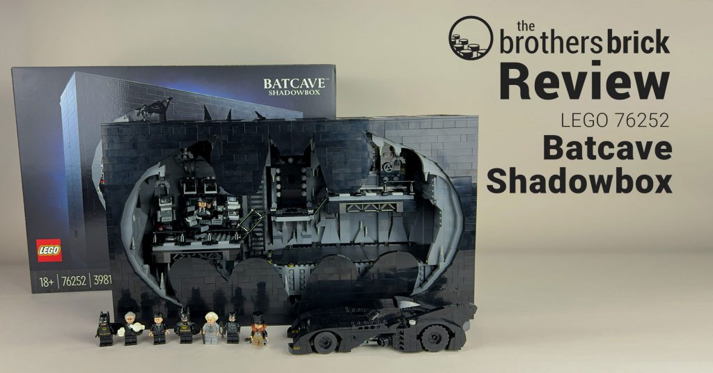 LEGO Batman 76252 Batcave Shadowbox - more than a big black box of