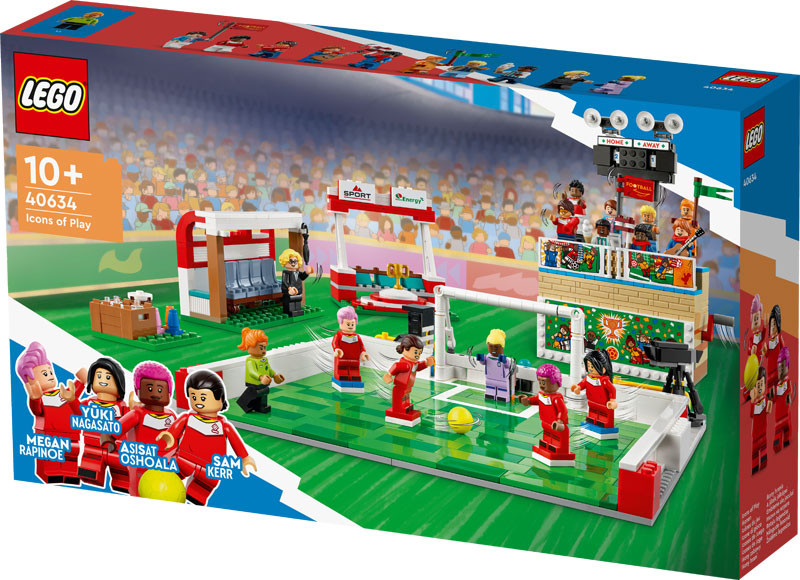 こた LEGO 40634 Icons of Play revealed featuring female soccer
