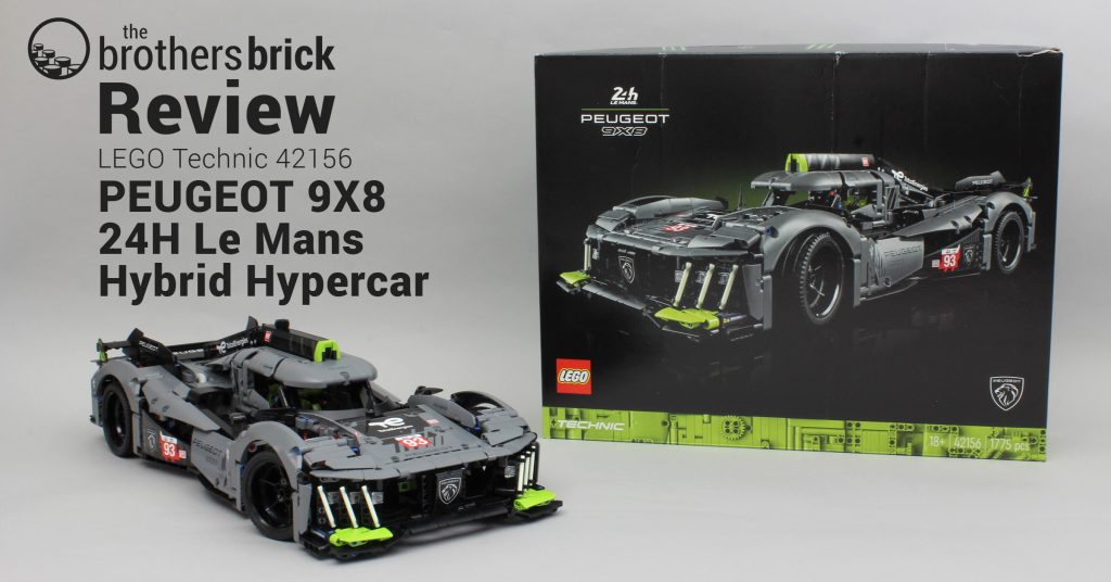 LEGO Technic 42156 PEUGEOT 9X8 24H Le Mans Hybrid Hypercar - Worth