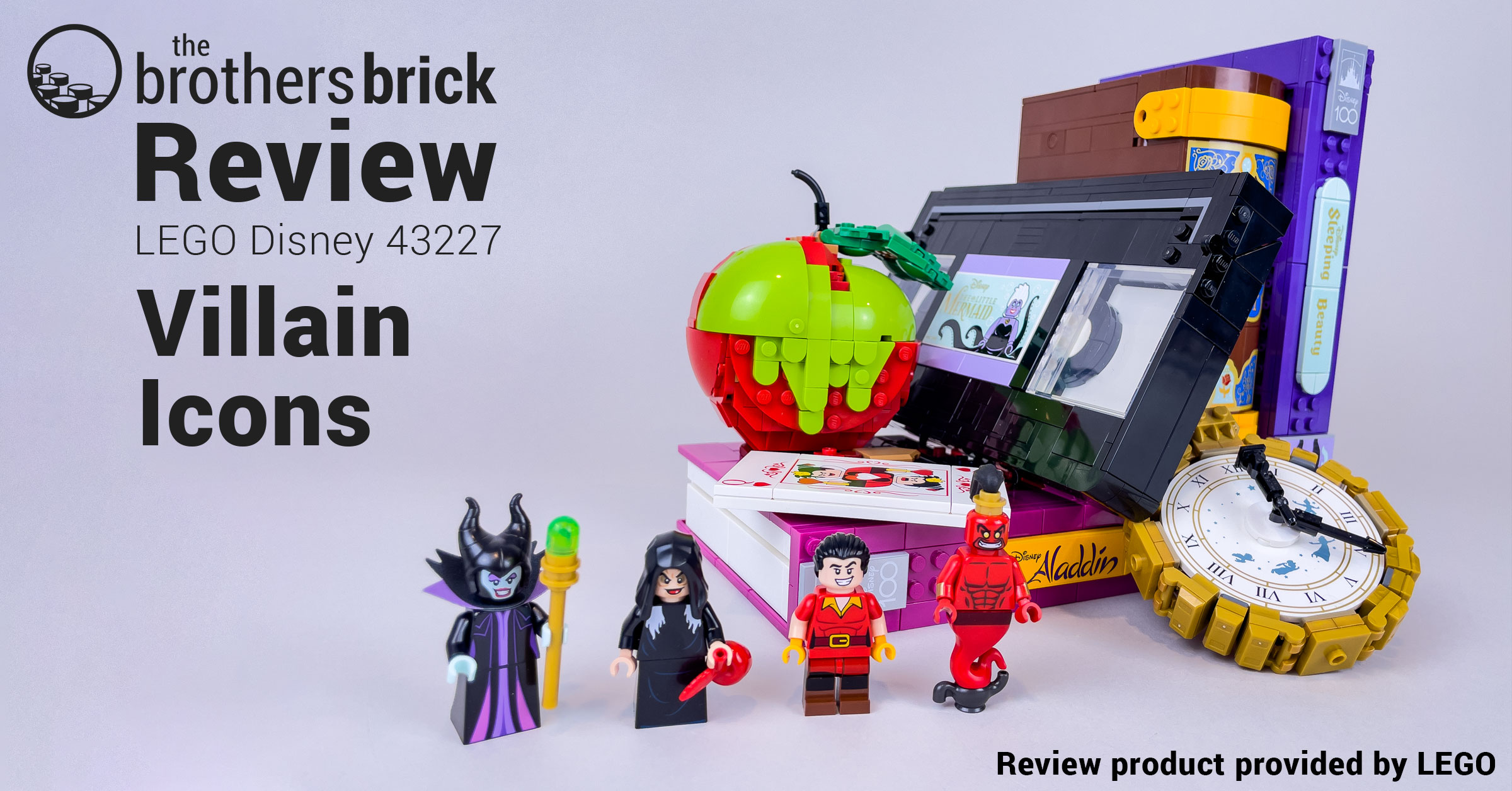 LEGO 43227 Disney Villain Icons celebrates the characters we love 