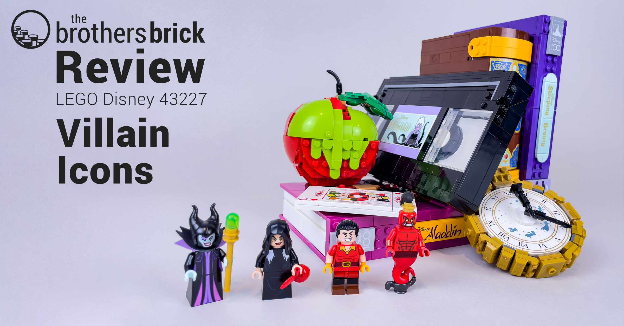 LEGO 43227 Disney Villain Icons celebrates the characters we love