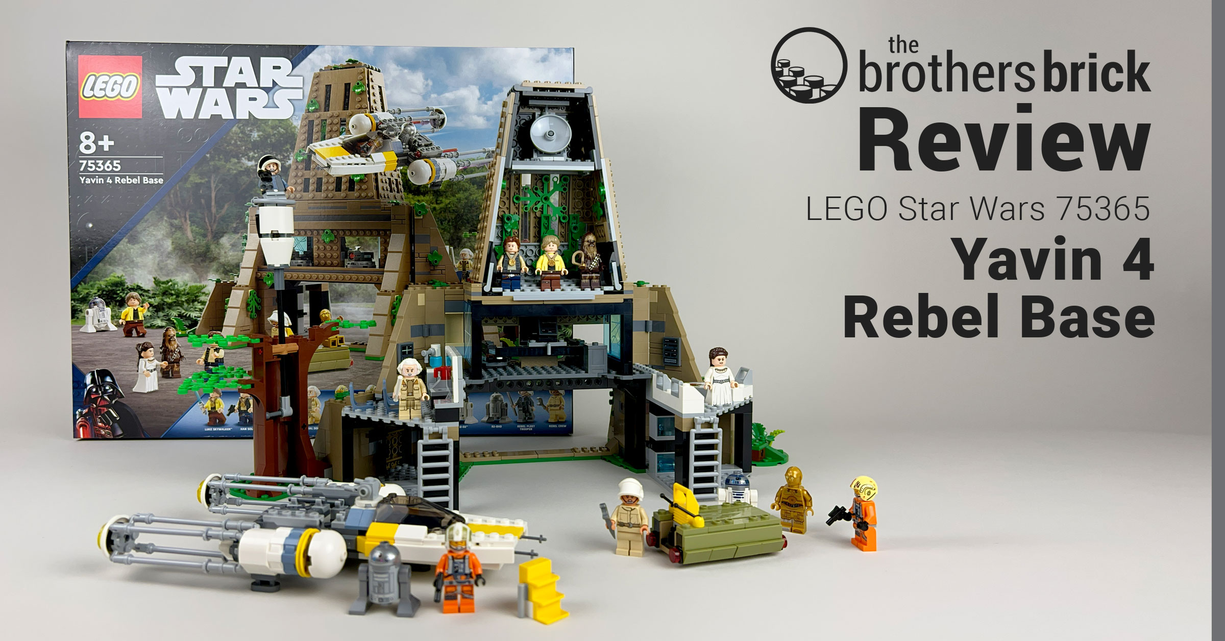 LEGO Star Wars 75365: Yavin 4 Rebel Base [Review] - The Brothers