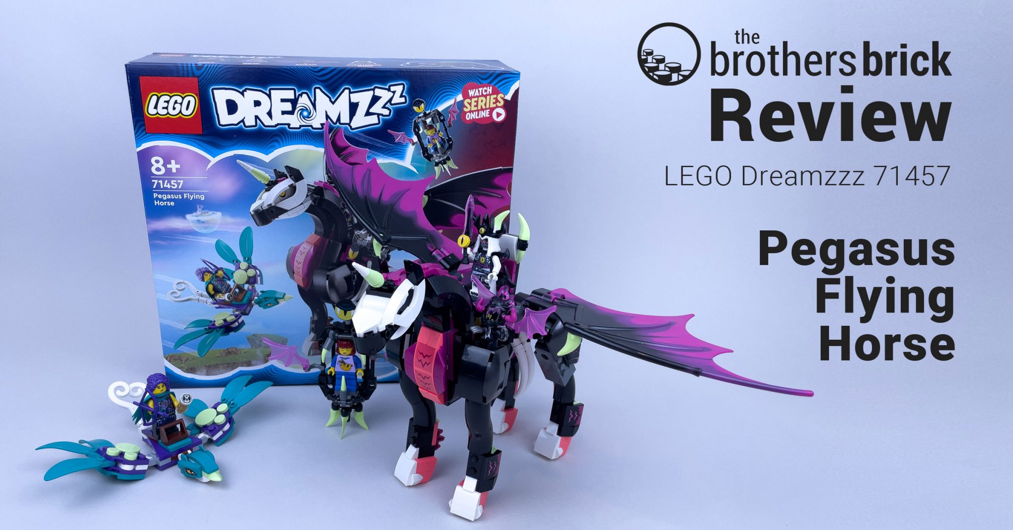 LEGO Dreamzzz 71457 Pegasus Flying Horse [Review] - The Brothers Brick ...