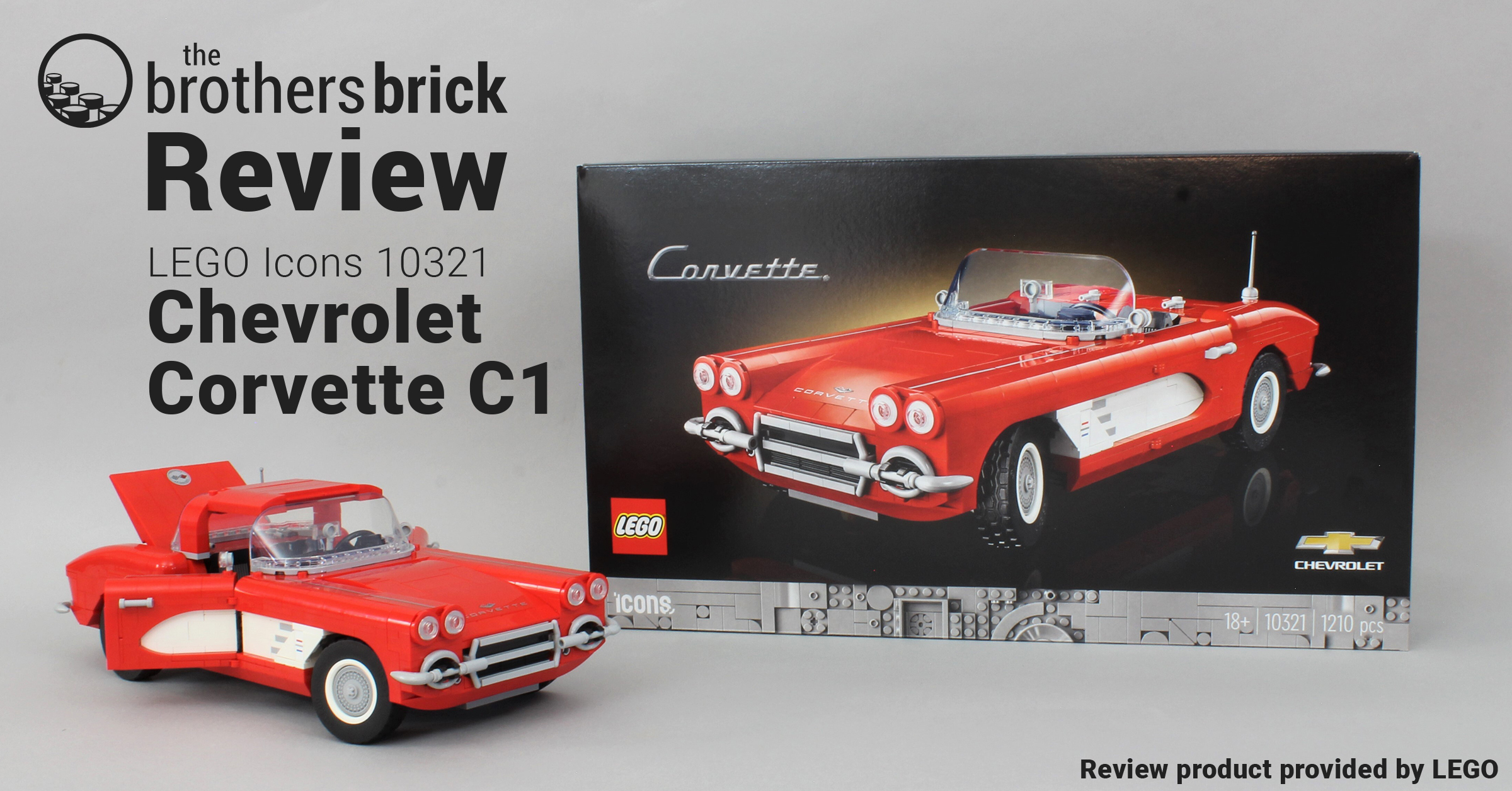 LEGO Icons 10321 Chevrolet Corvette C1 - A classic car reimagined