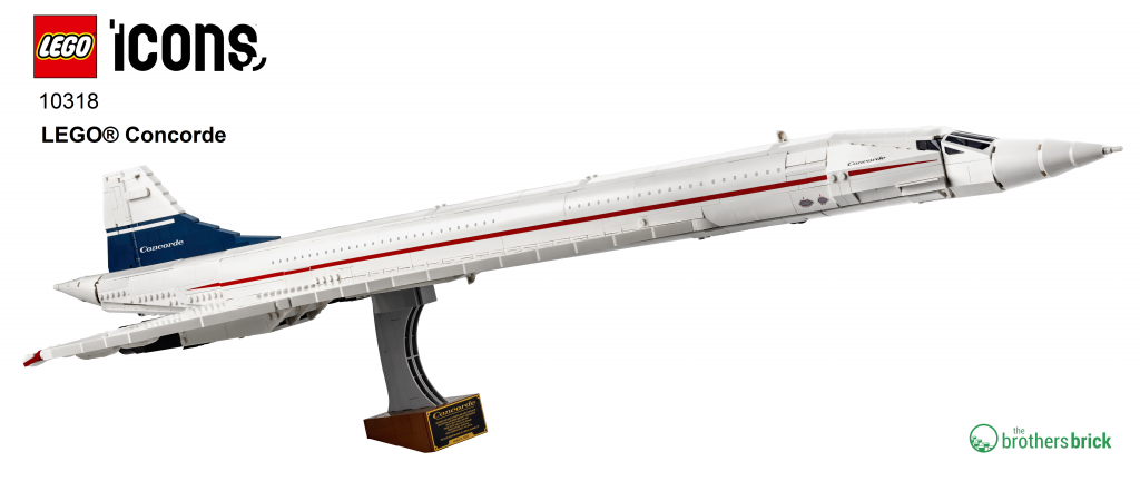 LEGO unveils 2,083-piece Airbus Concorde model in the Icons line