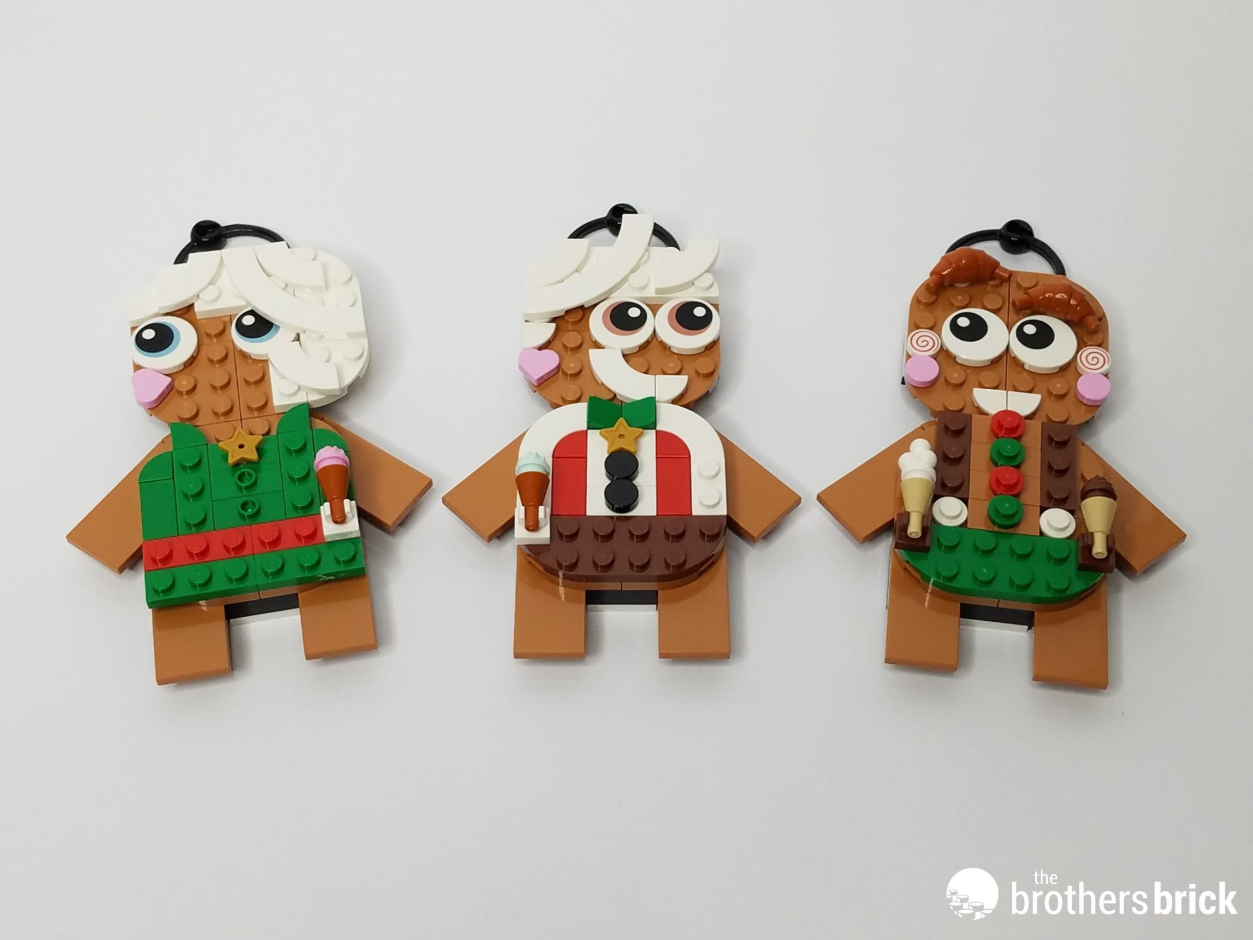 LEGO Icons 40642 Gingerbread Ornaments [Review] - The Brothers Brick ...