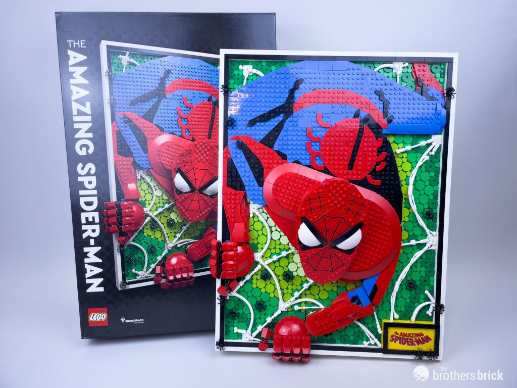 ｖ（＾＿＾ｖ）♪ LEGO Art 31209 The Amazing Spider-Man breaks the mold [Review