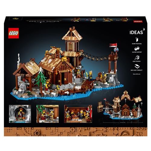 Heritage village collection 3点セット LEGO Ideas 21343 Viking Village revealed [News] - The Brothers