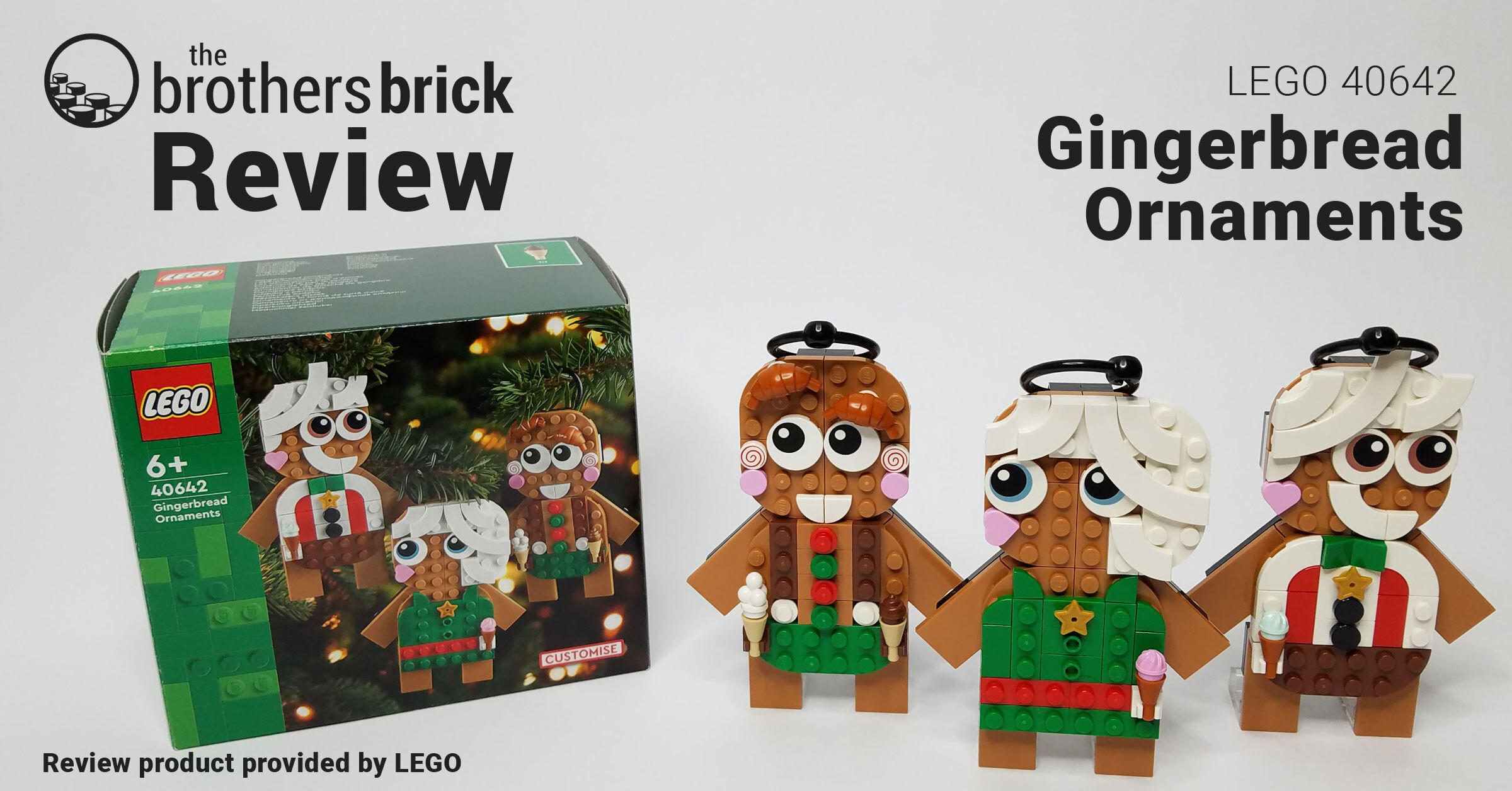 LEGO Icons 40642 Gingerbread Ornaments [Review] - The Brothers