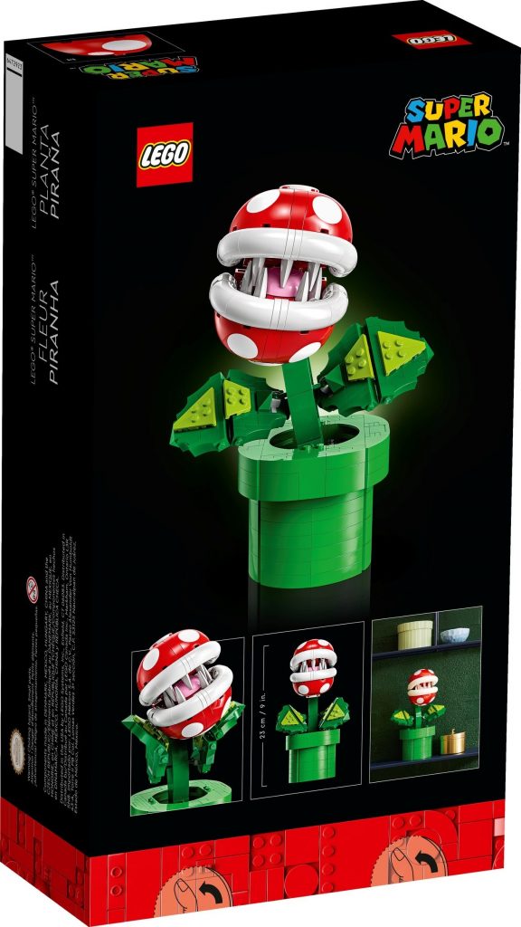 71426-Piranha Plant-Box Rear - The Brothers Brick | The Brothers Brick