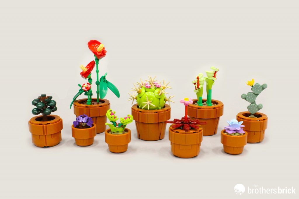 LEGO Icons Botanical Collection 10329 Tiny Plants - Lots of itty bitty pots  [Review] - The Brothers Brick | The Brothers Brick