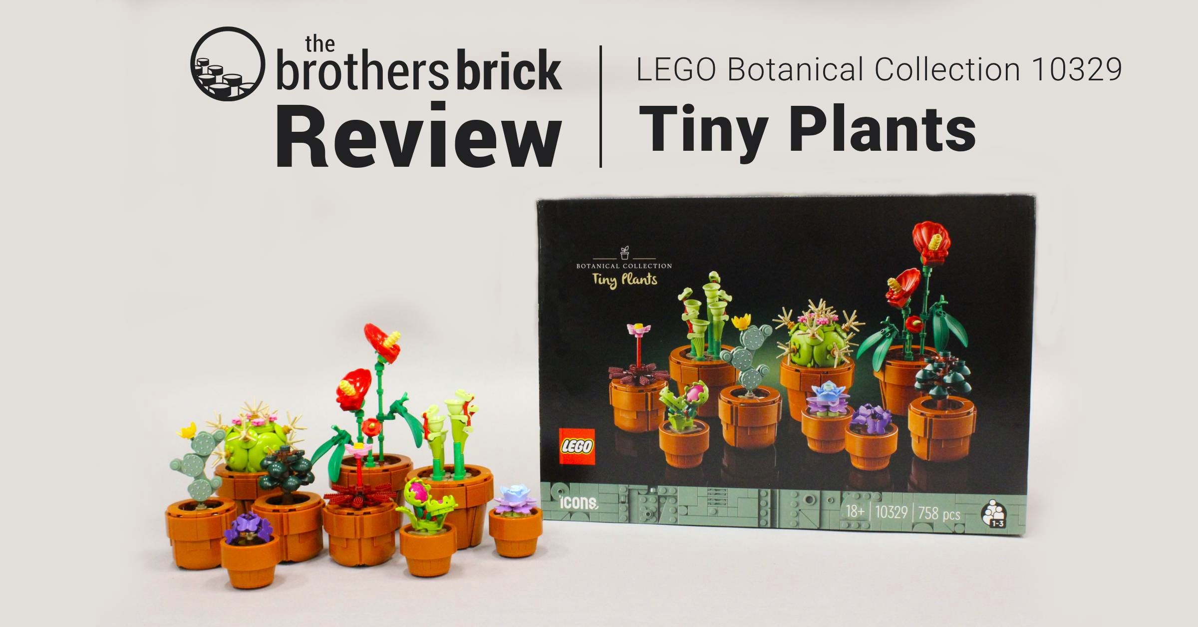 LEGO Icons Botanical Collection 10329 Tiny Plants - Lots of itty
