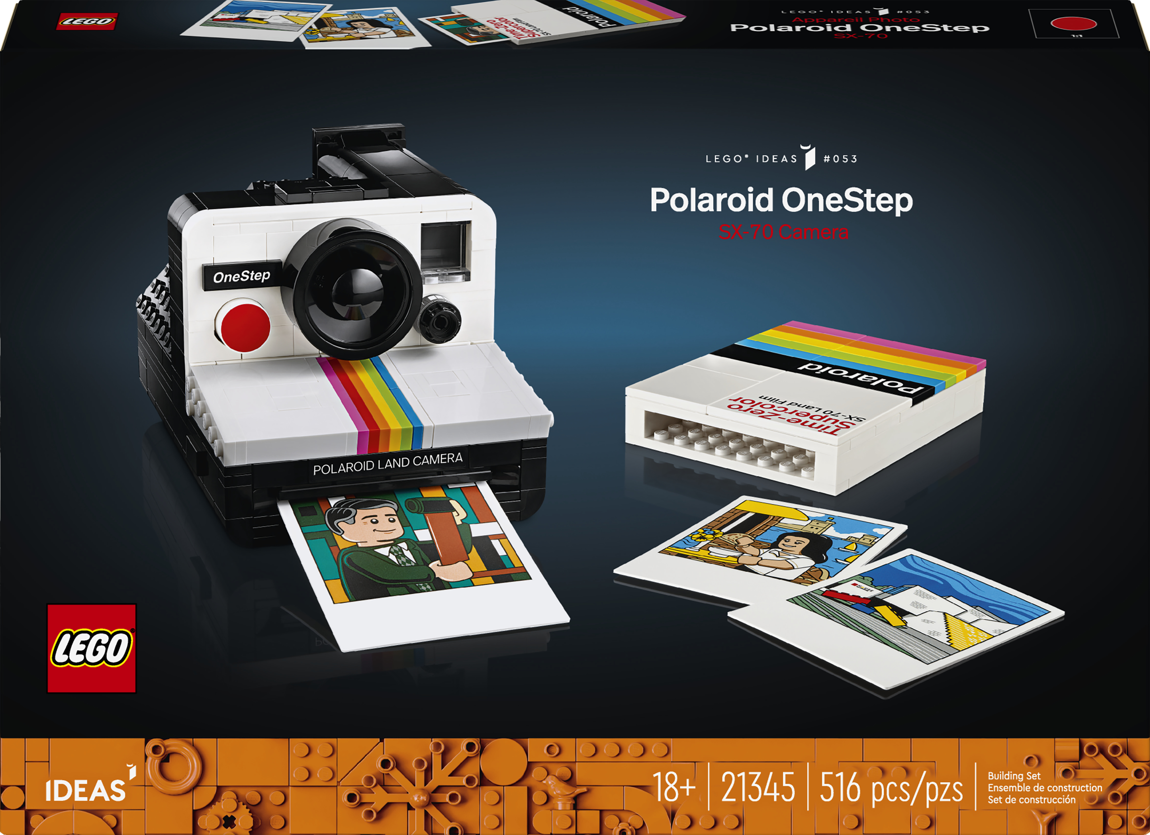 LEGO Ideas reveals their next set as 21345 Polaroid OneStep SX-70