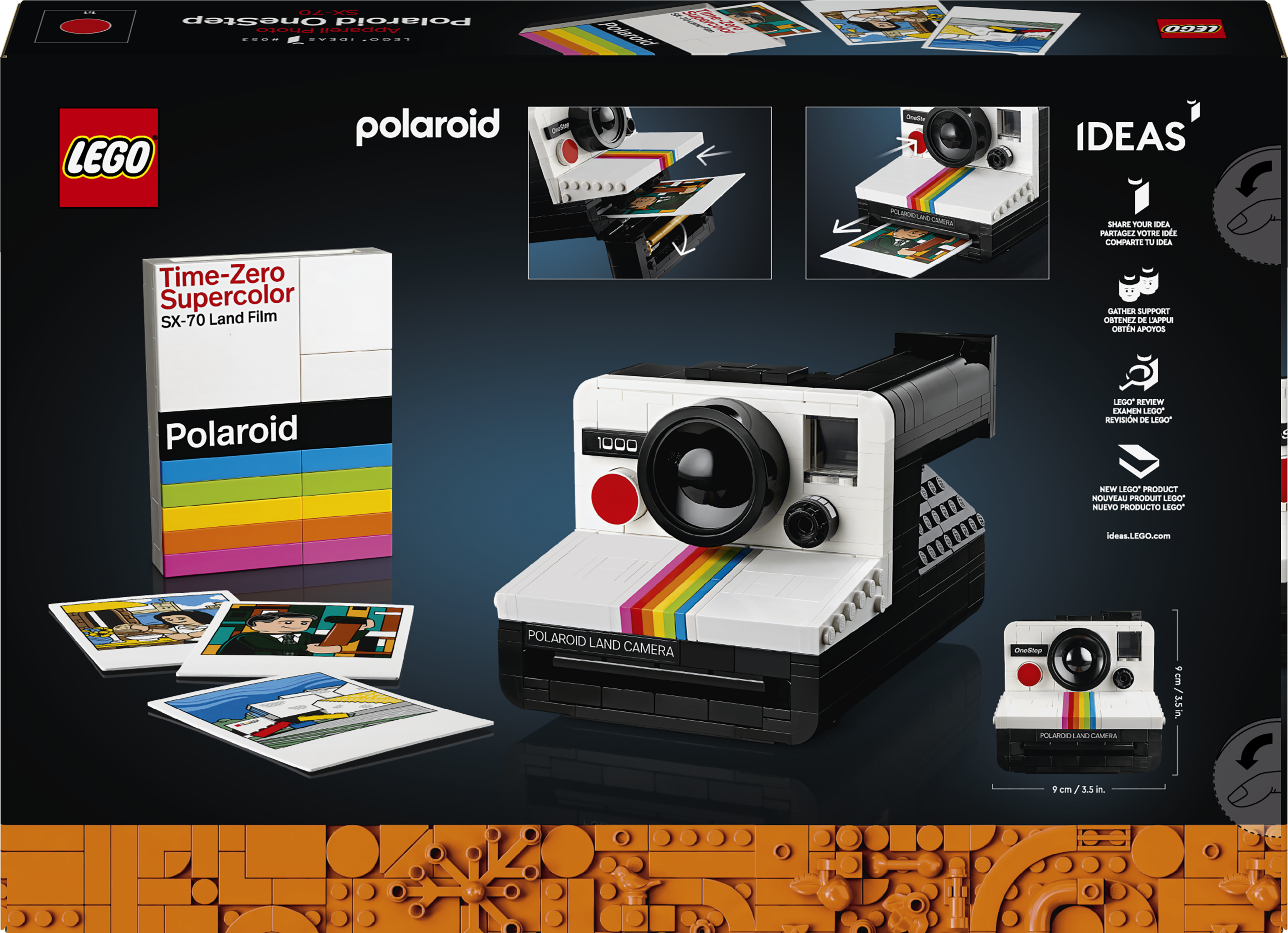 LEGO Ideas reveals their next set as 21345 Polaroid OneStep SX-70