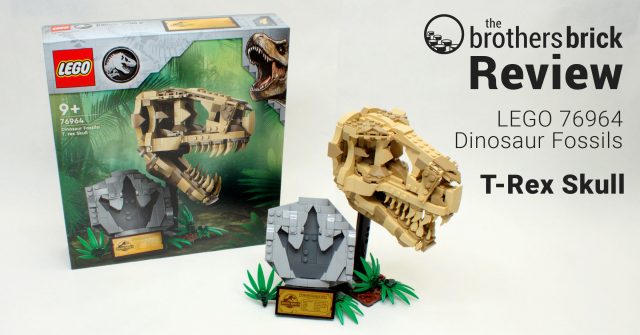 LEGO Jurassic World 76964 Dinosaur Fossils: T-Rex Skull - Do we dig it ...