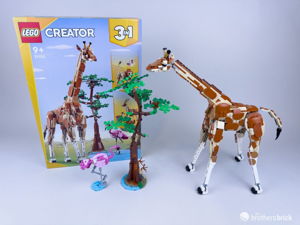 LEGO Creator 3-in-1 31150 Wild Safari Animals [Review] - The