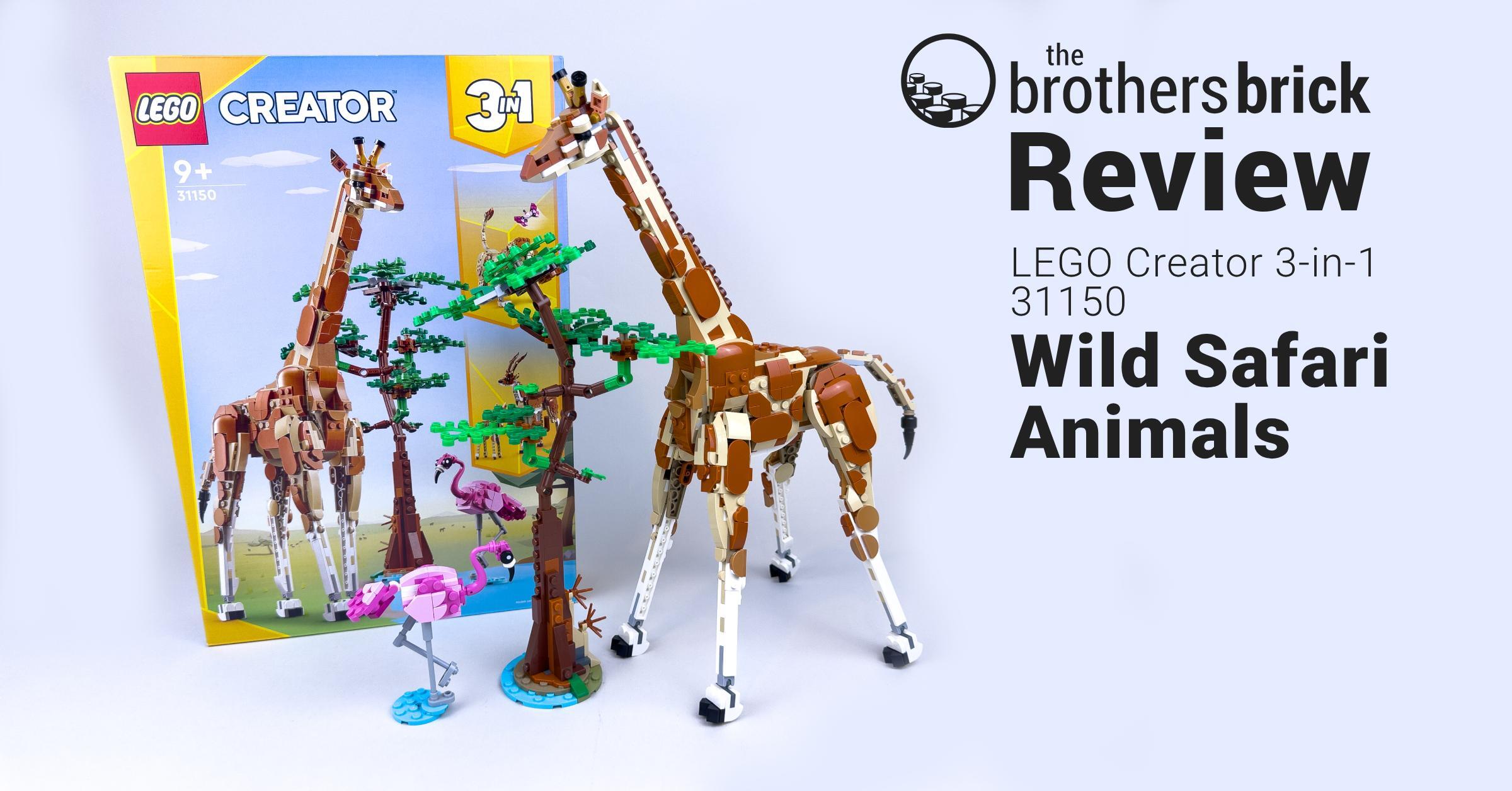 なまけもの LEGO Creator 3-in-1 31150 Wild Safari Animals [Review] - The
