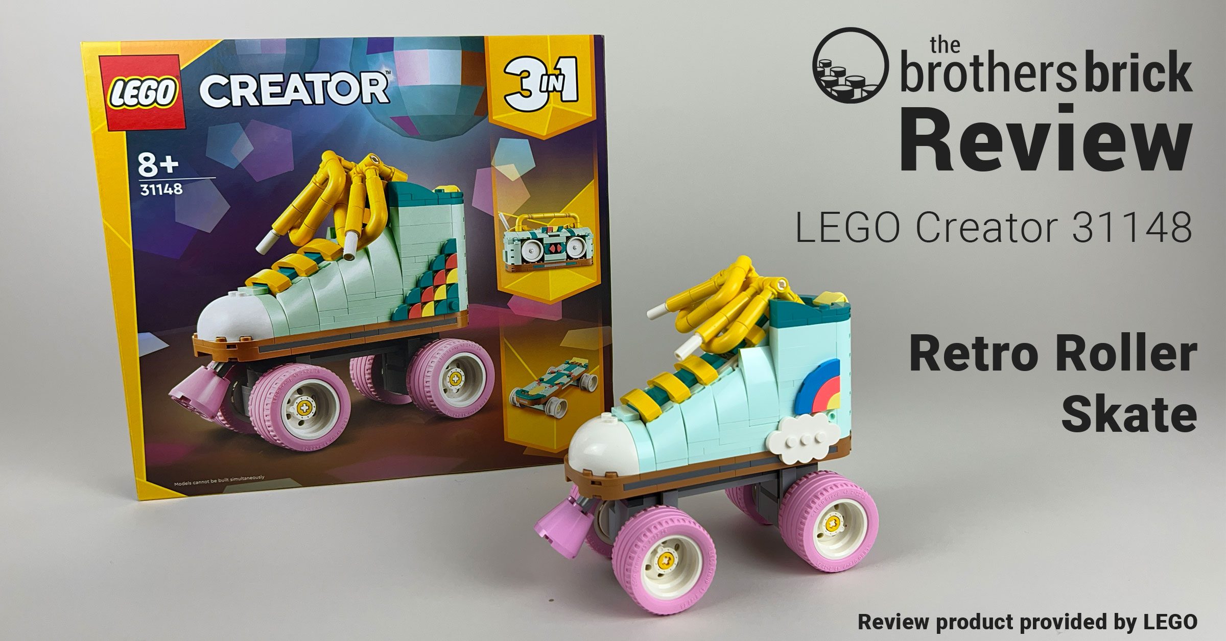 LEGO Creator 31148: Retro Roller Skate [REVIEW] - The Brothers Brick ...