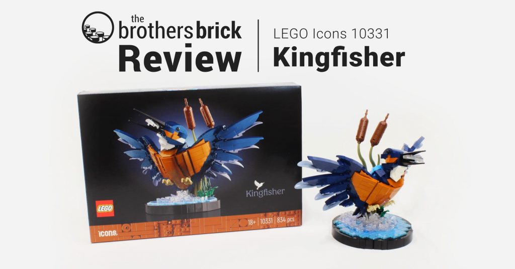 en 火具土 LEGO Icons 10331 Kingfisher - An iconic bird in brick [Review